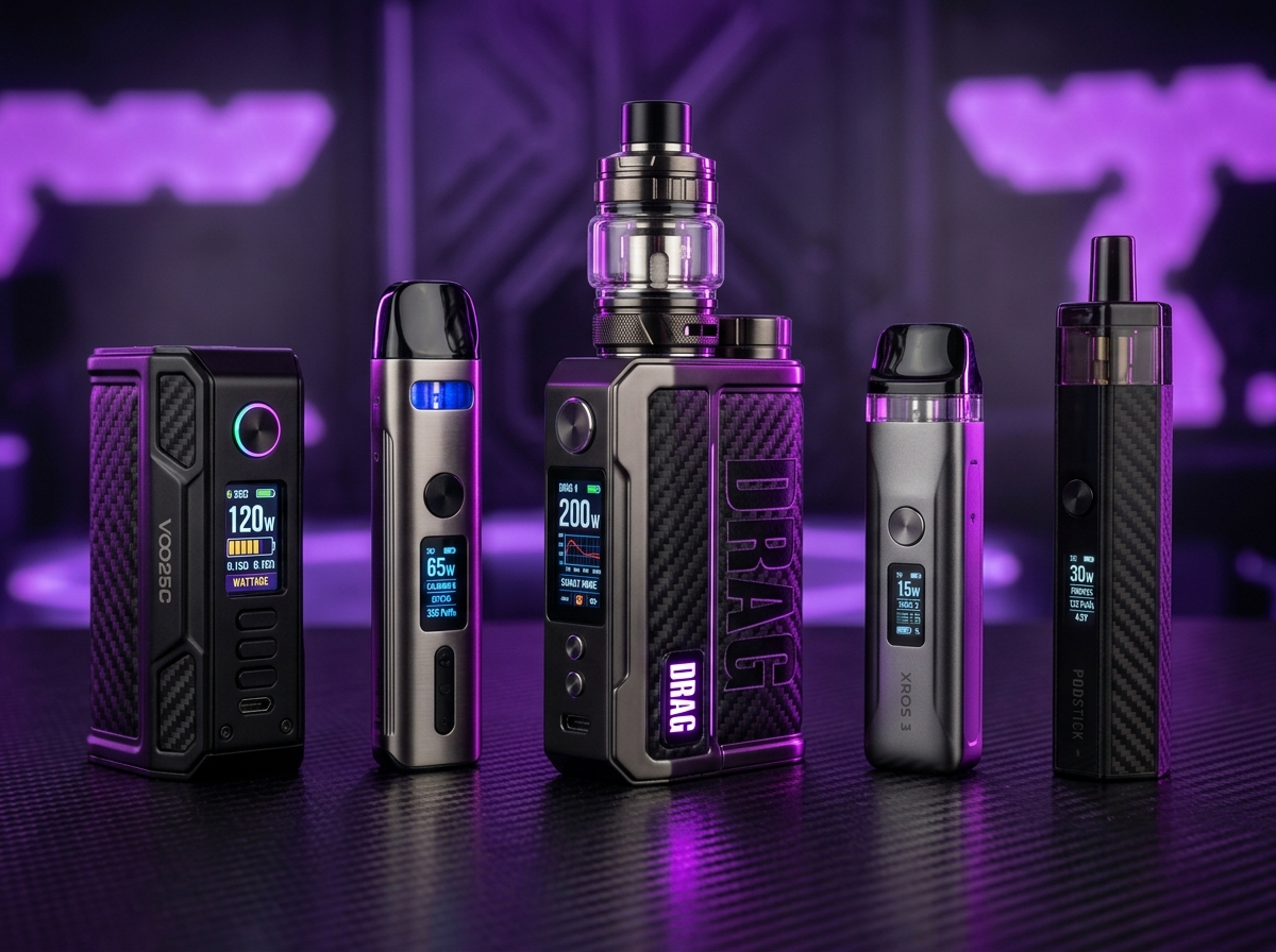 Refillable pod devices and mods