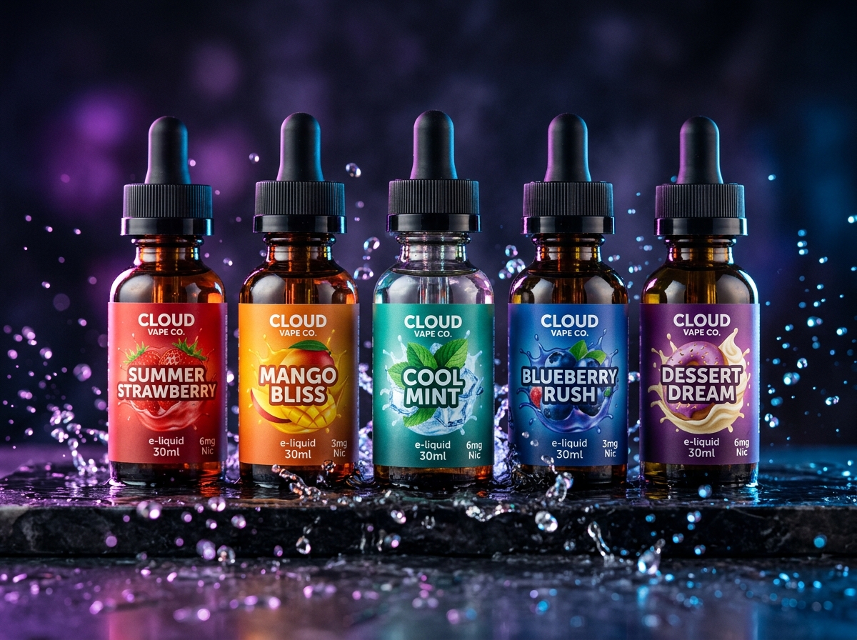 Vape juices and nicotine salts